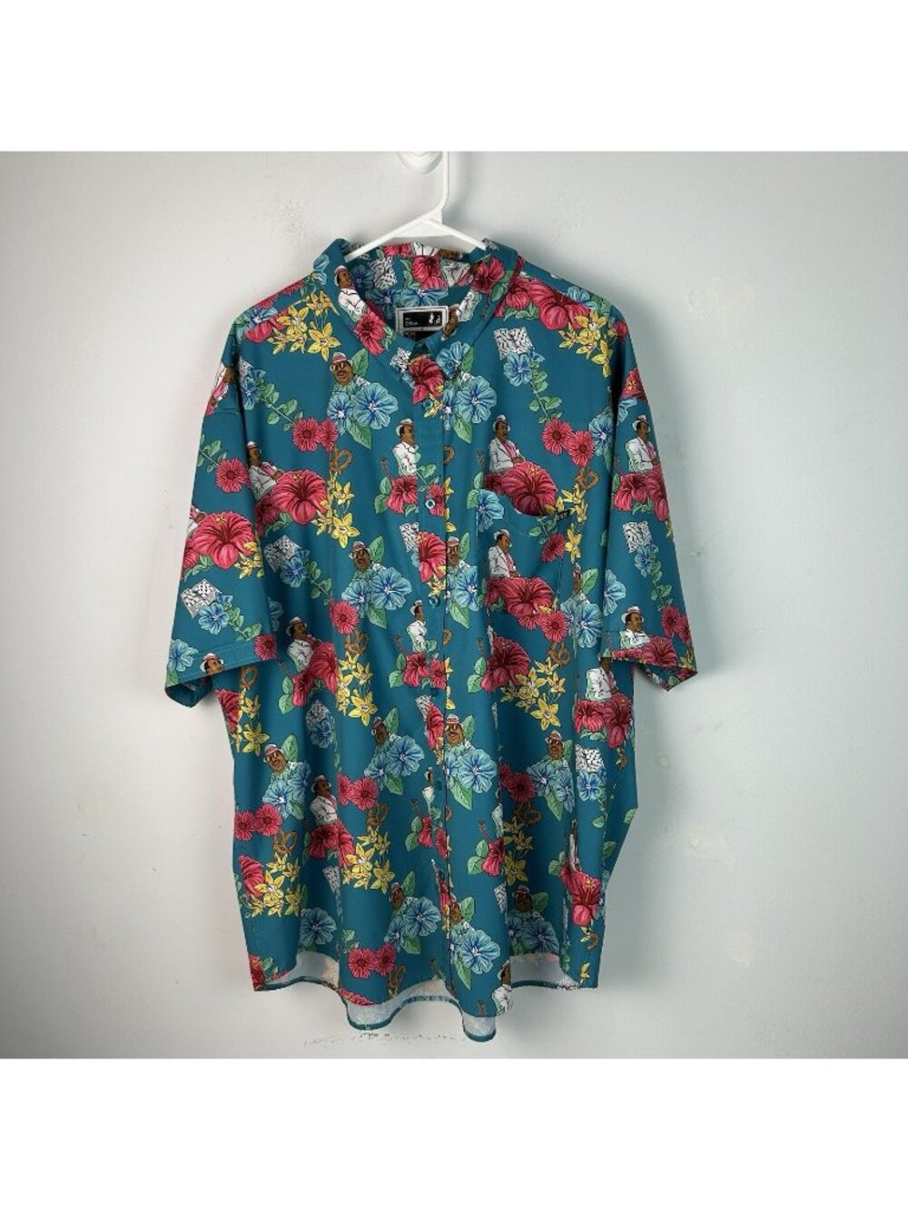 RSVLTS The Office Stanley Hudson Florida Button Down Shirt Kunuflex 3xl